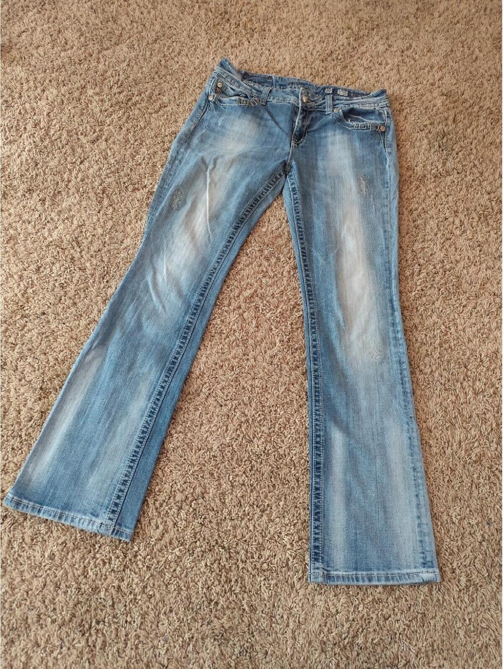 Miss Me Bootcut Mid Waist Jeans Women's Blue Size 32